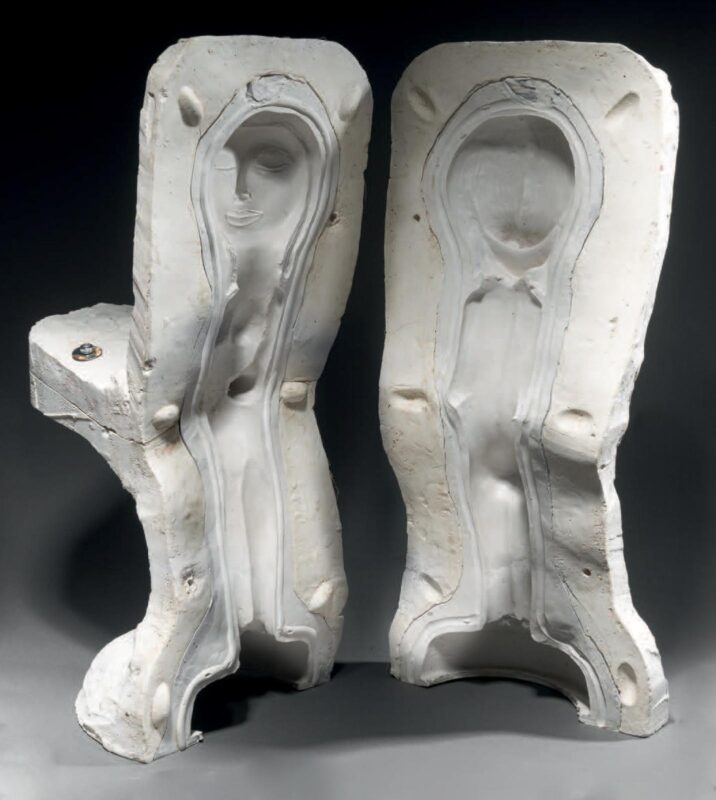 Standing Woman with Joined Hands - Anton Prinner Tablo