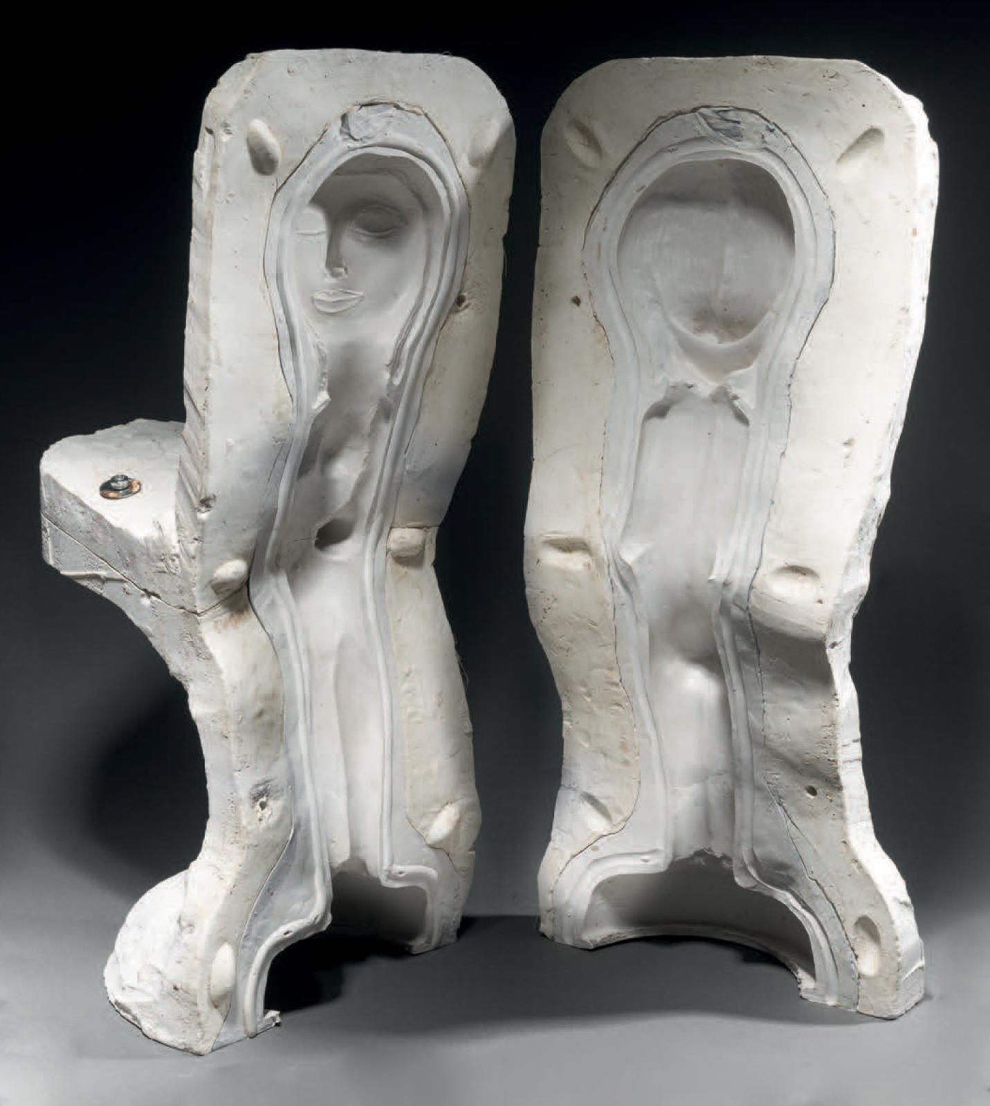 Standing Woman with Joined Hands - Anton Prinner Tablo