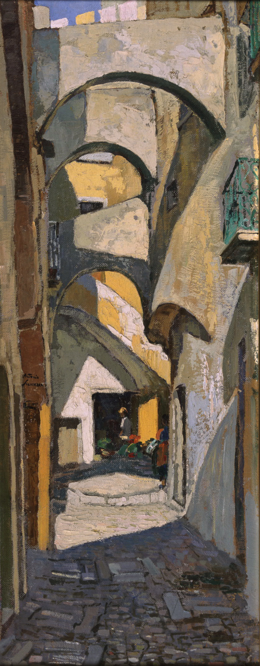 Alleyway of Formia (1956) - Antonio Sicurezza Tablo