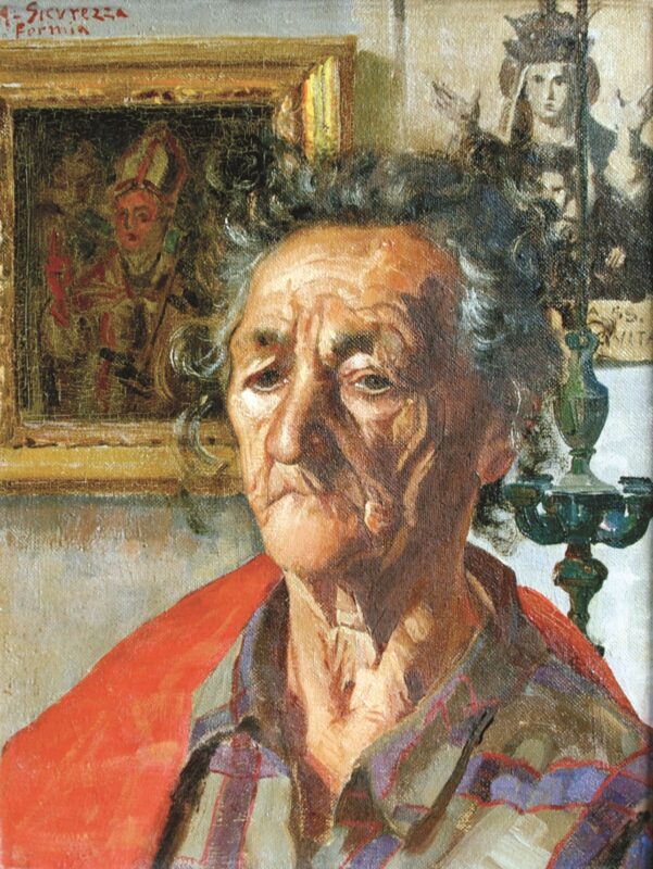 The venerable old woman of the mountain (1949) - Antonio Sicurezza Tablo