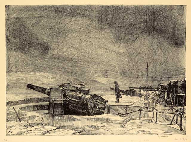 Harbour Defence Winter (1918) - Arthur Lismer Tablo