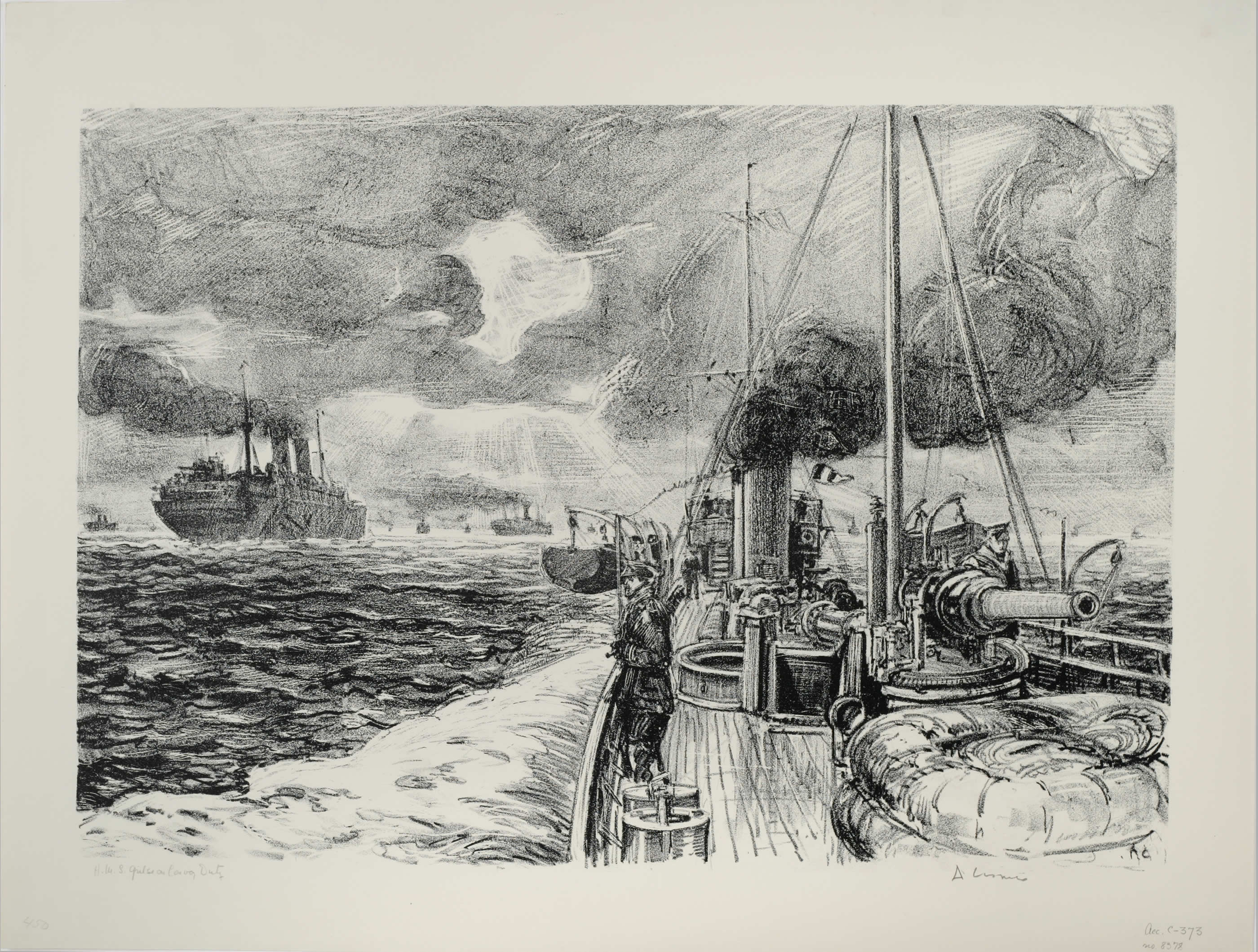 Hmcs Grilse on Convoy Duty (1919) - Arthur Lismer Tablo