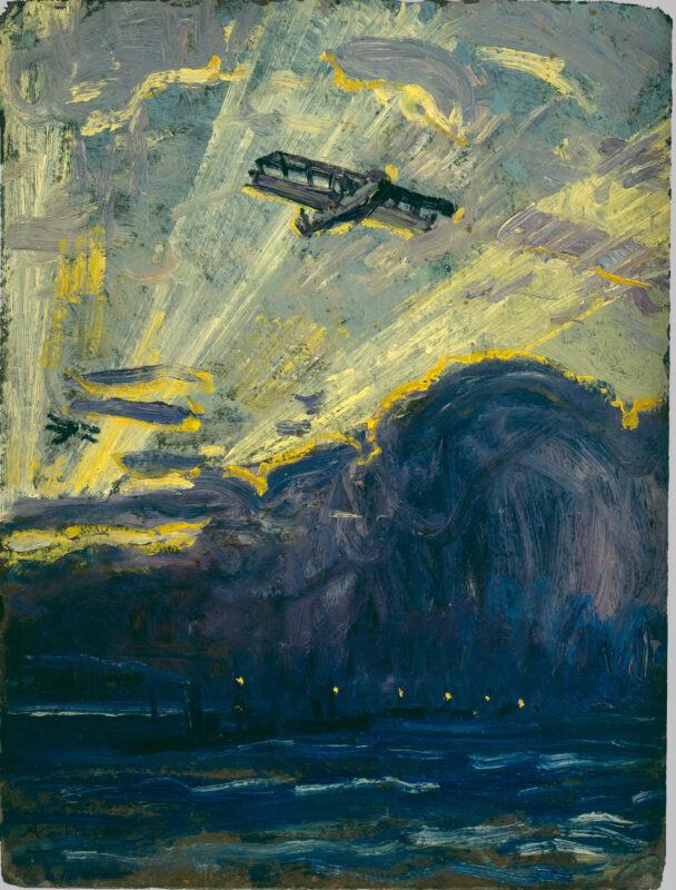 Sketch for Minesweepers and Seaplanes (1917) - Arthur Lismer Tablo