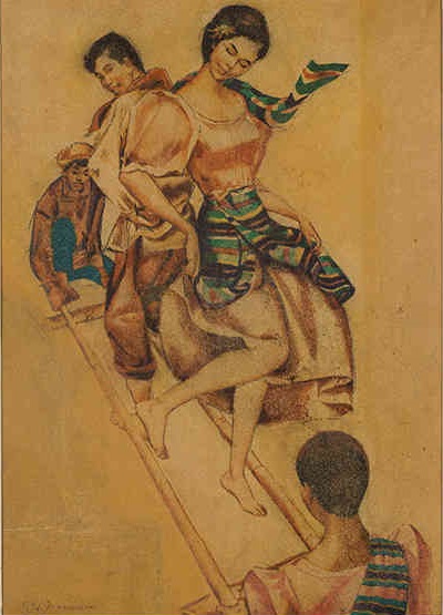 Tinikling – Botong Francisco Tablo