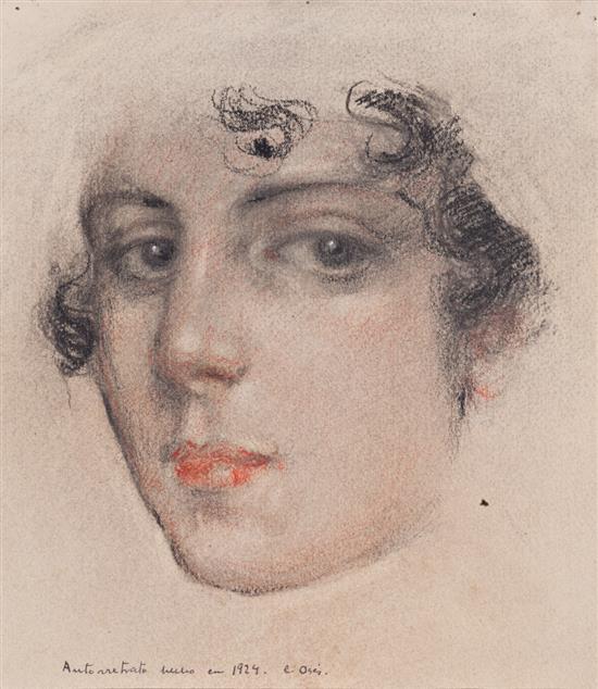 Autorretrato (1924) - Carmen Osés Hidalgo Tablo