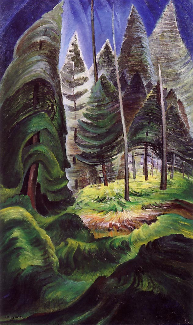 A Rushing Sea of Undergrowth (1935) - Emily Carr Tablo