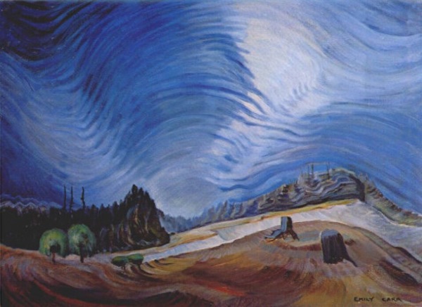 Above the Gravel Pit (1937) - Emily Carr Tablo