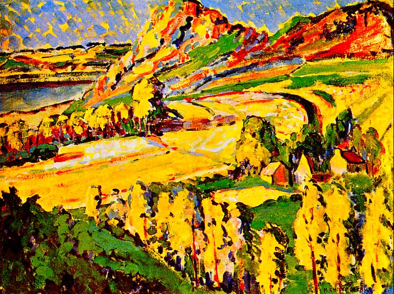 Autumn in France (1911) - Emily Carr Tablo