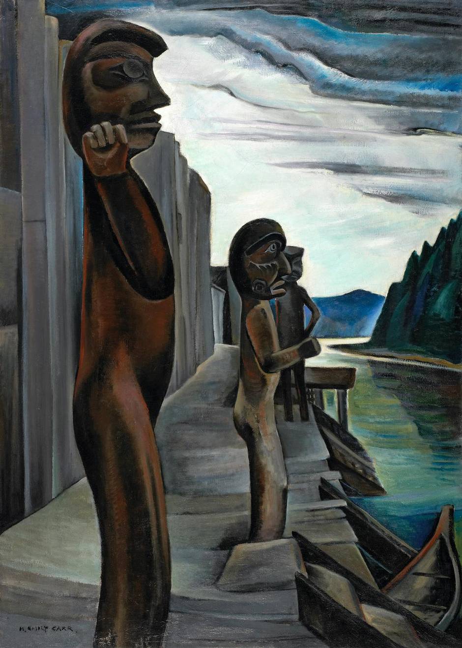 Blunden Harbour (1930) - Emily Carr Tablo