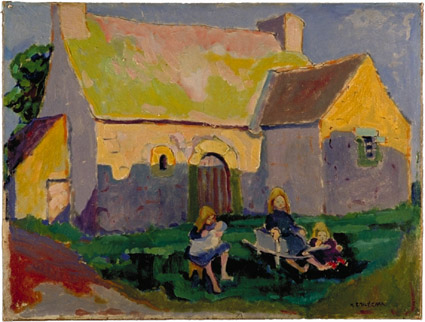Breton church (1906) - Emily Carr Tablo