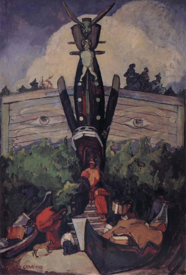 Old Indian House, Northern British Columbia (1912) – Emily Carr Tablo