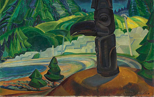 Skidegate (1928) - Emily Carr Tablo