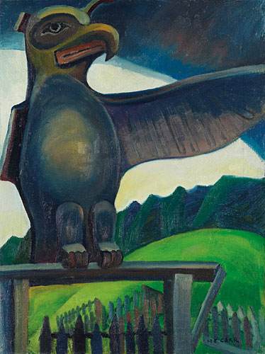 Thunder Bird, Campbell River (1929) - Emily Carr Tablo