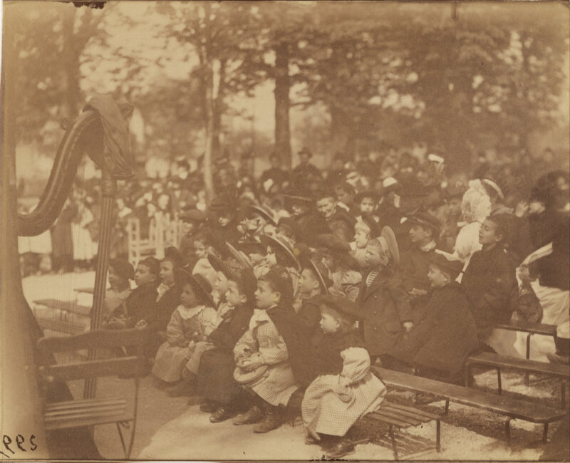 Guignol, Jardin Du Luxembourg - Eugène Atget Tablo