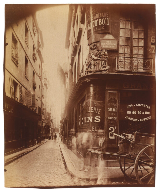 Rue Des Nonnains D'hyères - Eugène Atget Tablo