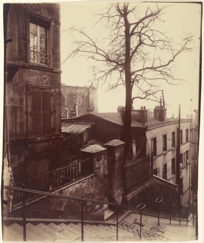 Staircase, Montmartre - Eugène Atget Tablo
