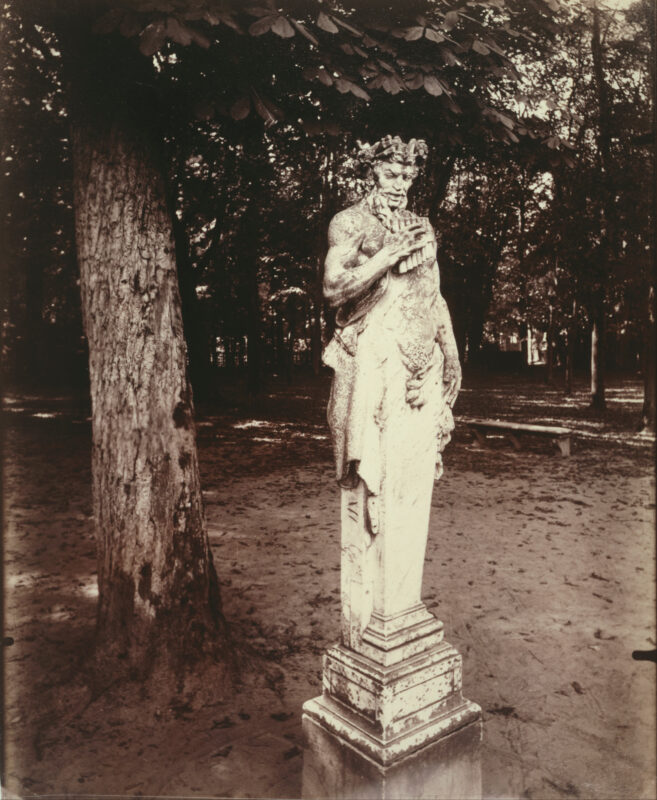 Versailles faun - Eugène Atget Tablo