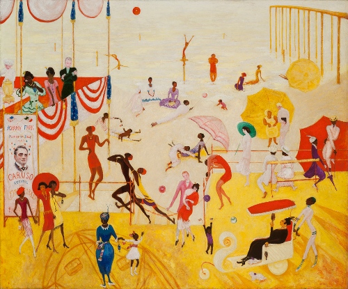Ashbury Park South (1920) - Florine Stettheimer Tablo