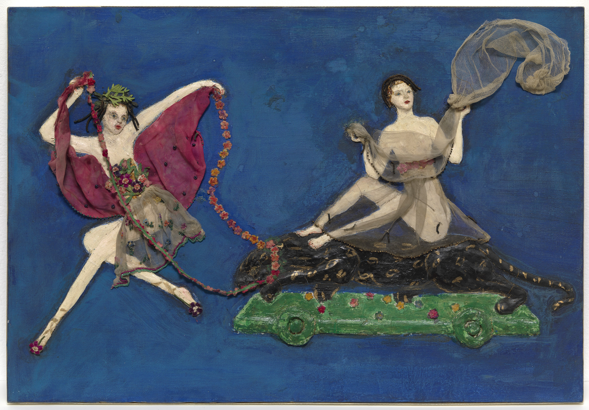 Costume Design (Ariadne on a Panther) for Artist's Ballet Orphée of the Quat Z Arts (1912) - Florine Stettheimer Tablo