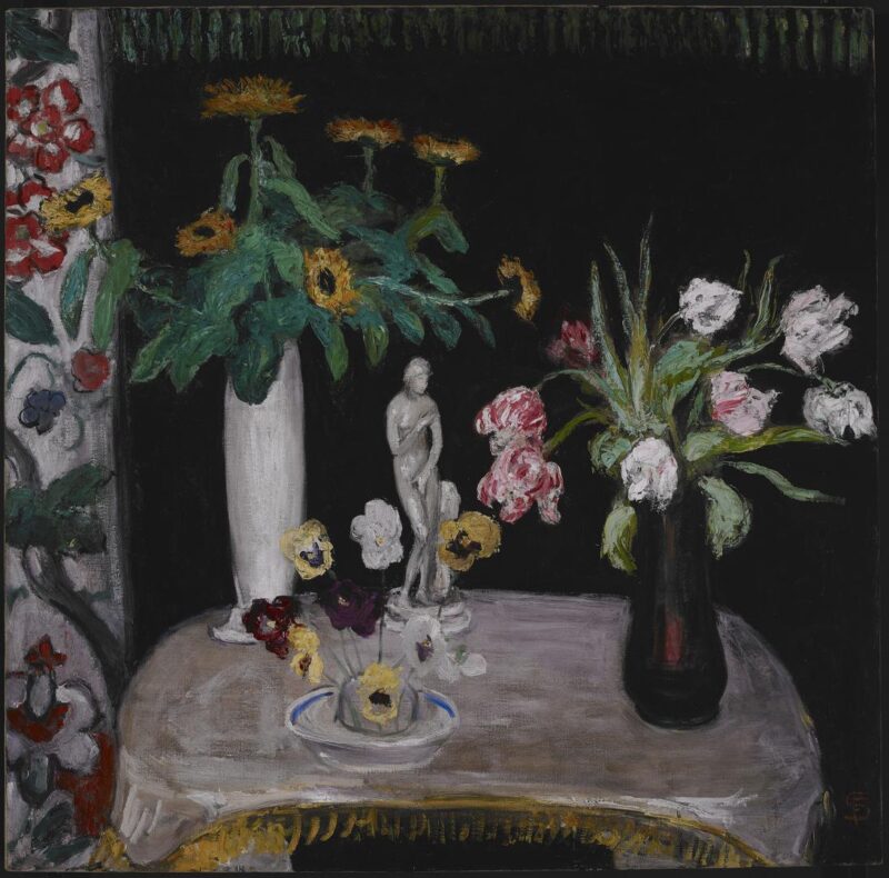 Flowers with Aphrodite (1915) - Florine Stettheimer Tablo