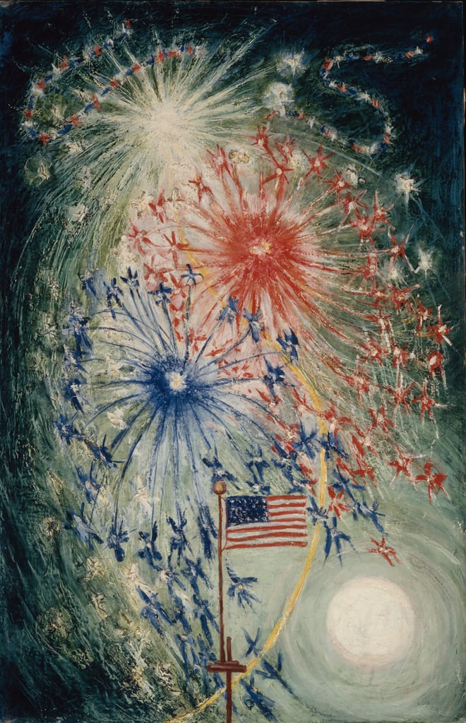 Fourth of July Number 1 (1927) - Florine Stettheimer Tablo