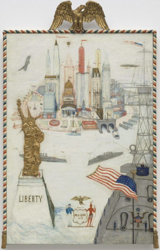 New YorkLiberty (1918) - Florine Stettheimer Tablo