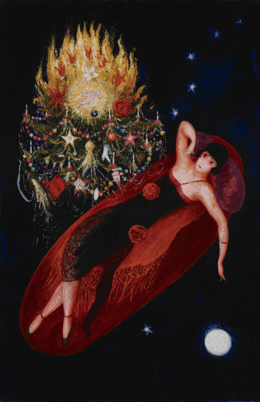 Portrait Of My Sister, Ettie Stettheimer (1923) - Florine Stettheimer Tablo