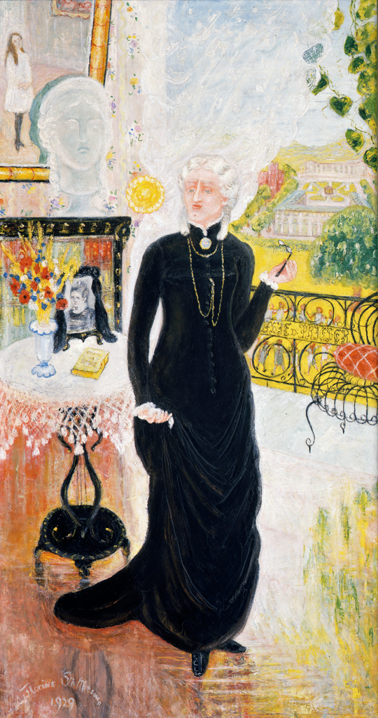 Portrait of My Teacher, Fräulein Sophie Von Prieser (1929) - Florine Stettheimer Tablo