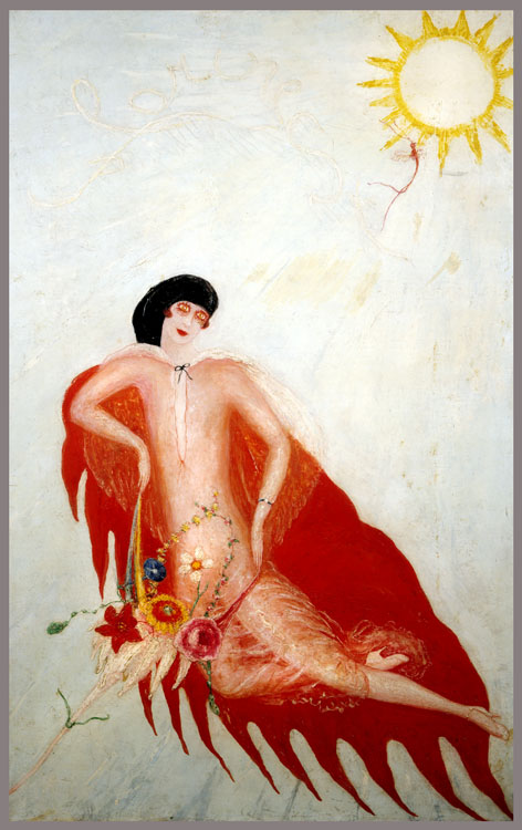 Portrait of Myself (1923) - Florine Stettheimer Tablo