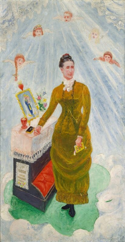 Portrait of Our Nurse, Margaret Burgess (1929) - Florine Stettheimer Tablo