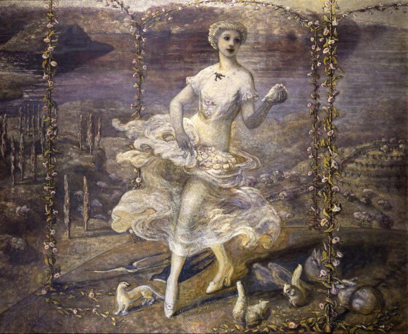 Spring (1907) - Florine Stettheimer Tablo