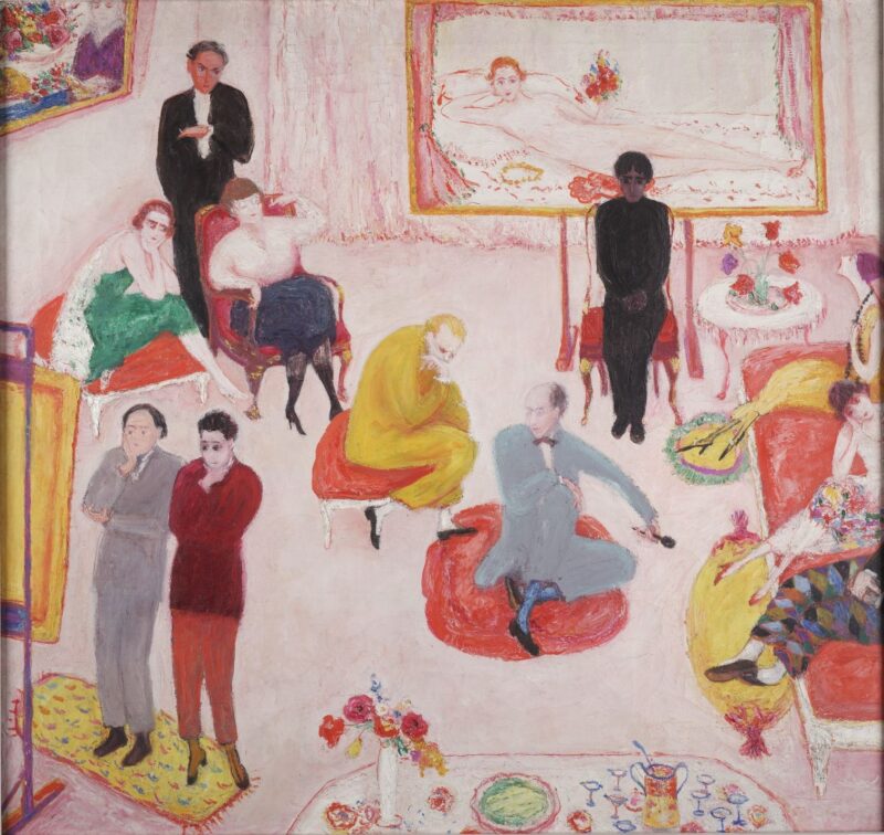 Studio Party (1917) - Florine Stettheimer Tablo