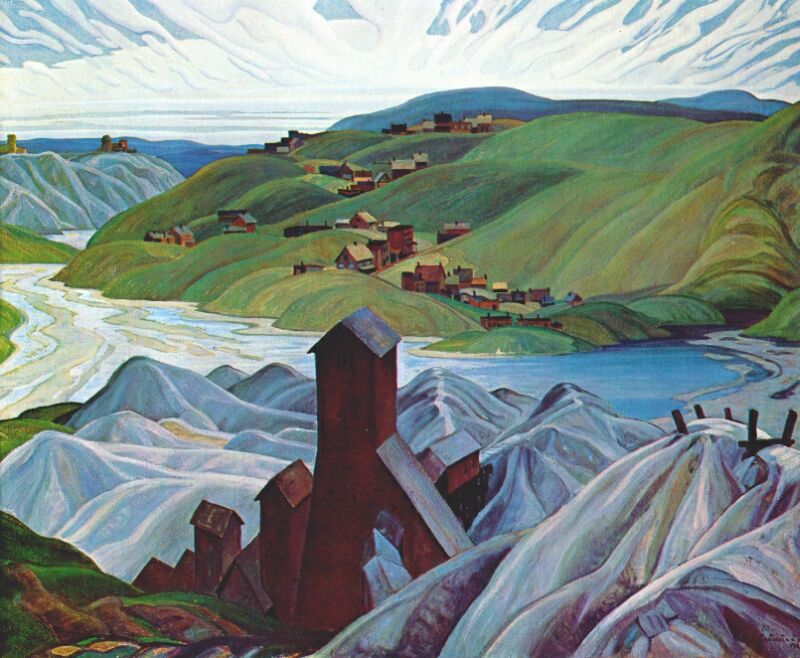 A Northern Silver Mine (1930) - Franklin Carmichael Tablo