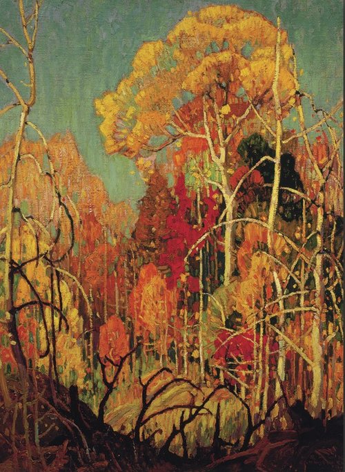 Autumn in Orillia (1924) - Franklin Carmichael Tablo