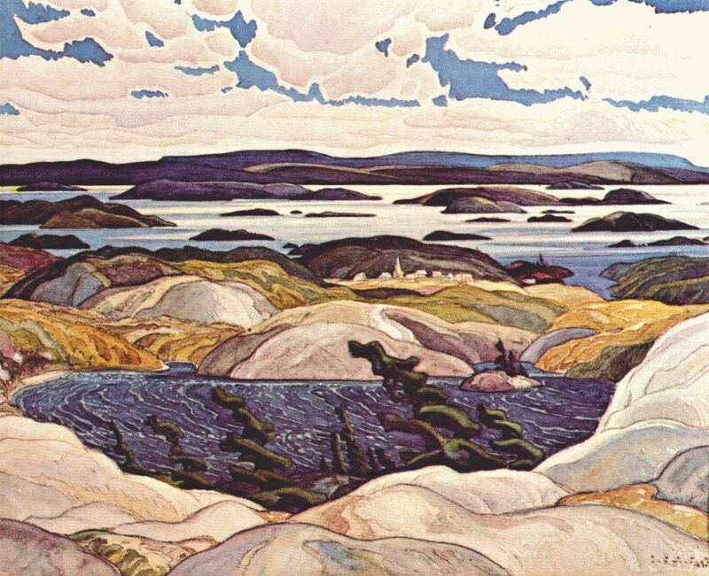 Bay of Islands (1930) - Franklin Carmichael Tablo