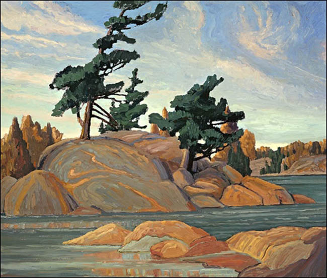 Island Georgian Bay - Franklin Carmichael Tablo