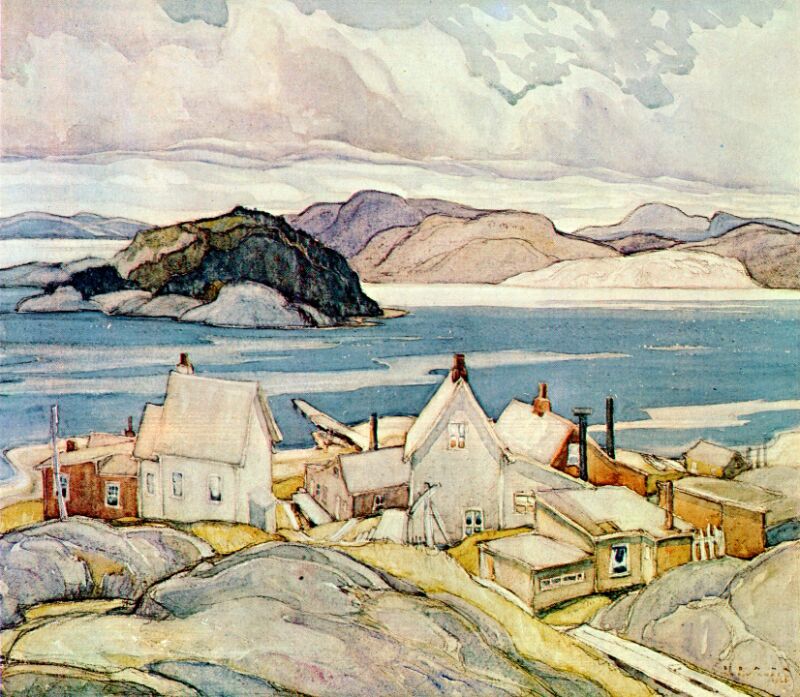 Jackknife Village (1926) - Franklin Carmichael Tablo
