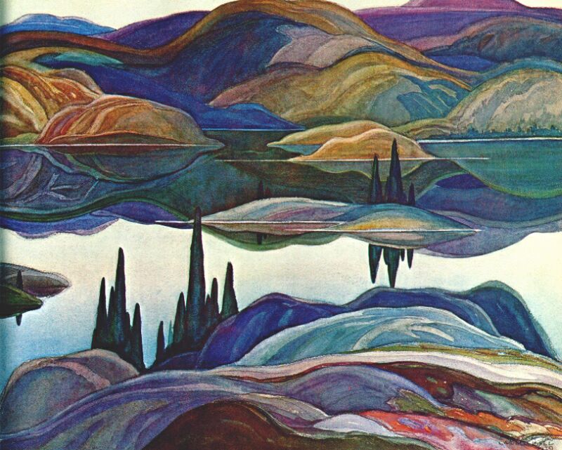 Mirror Lake (1929) - Franklin Carmichael Tablo