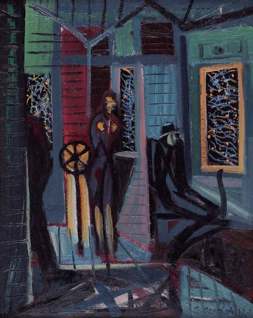 Night In The Train (1944) - František Hudeček Tablo