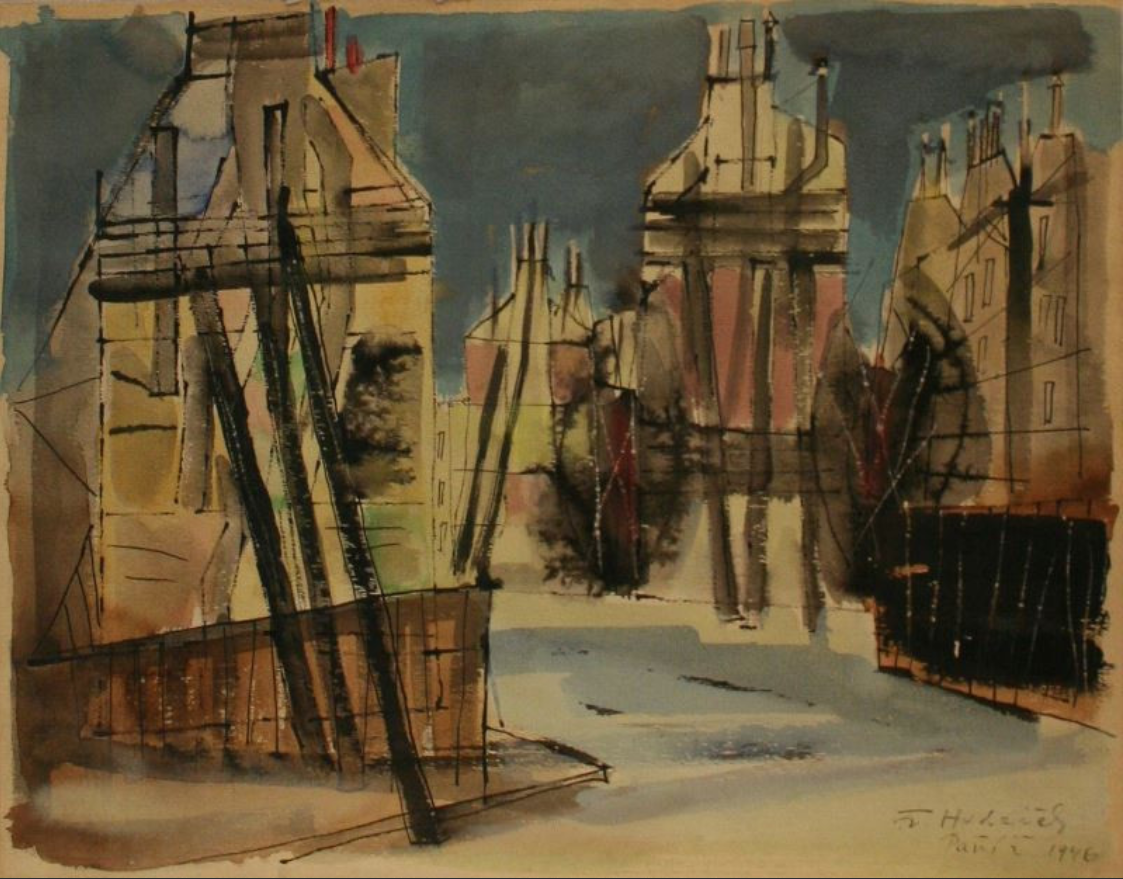 Paris (1946) - František Hudeček Tablo
