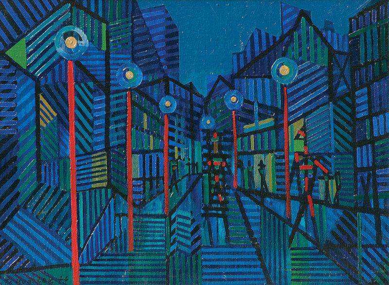 Street Tonight (1944) - František Hudeček Tablo