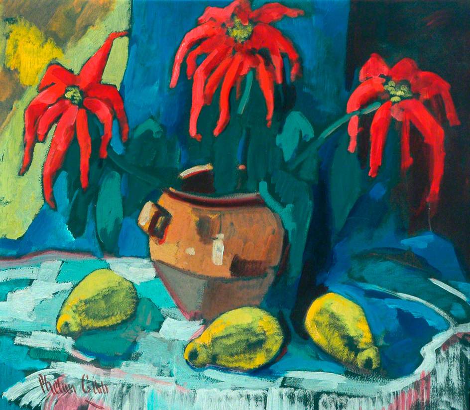 Flowers and Fruit - Harry Phelan Gibb Tablo
