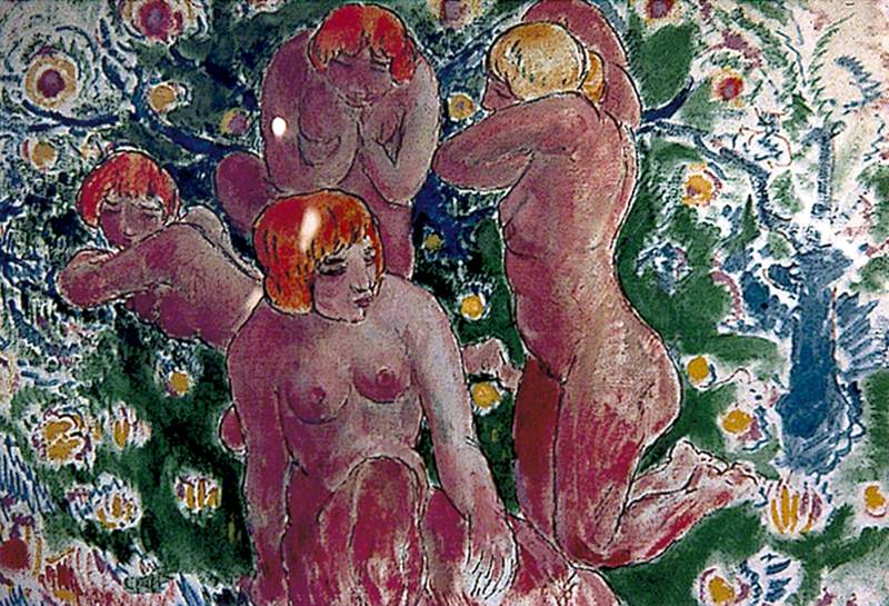 Rose Nudes (1913) - Harry Phelan Gibb Tablo