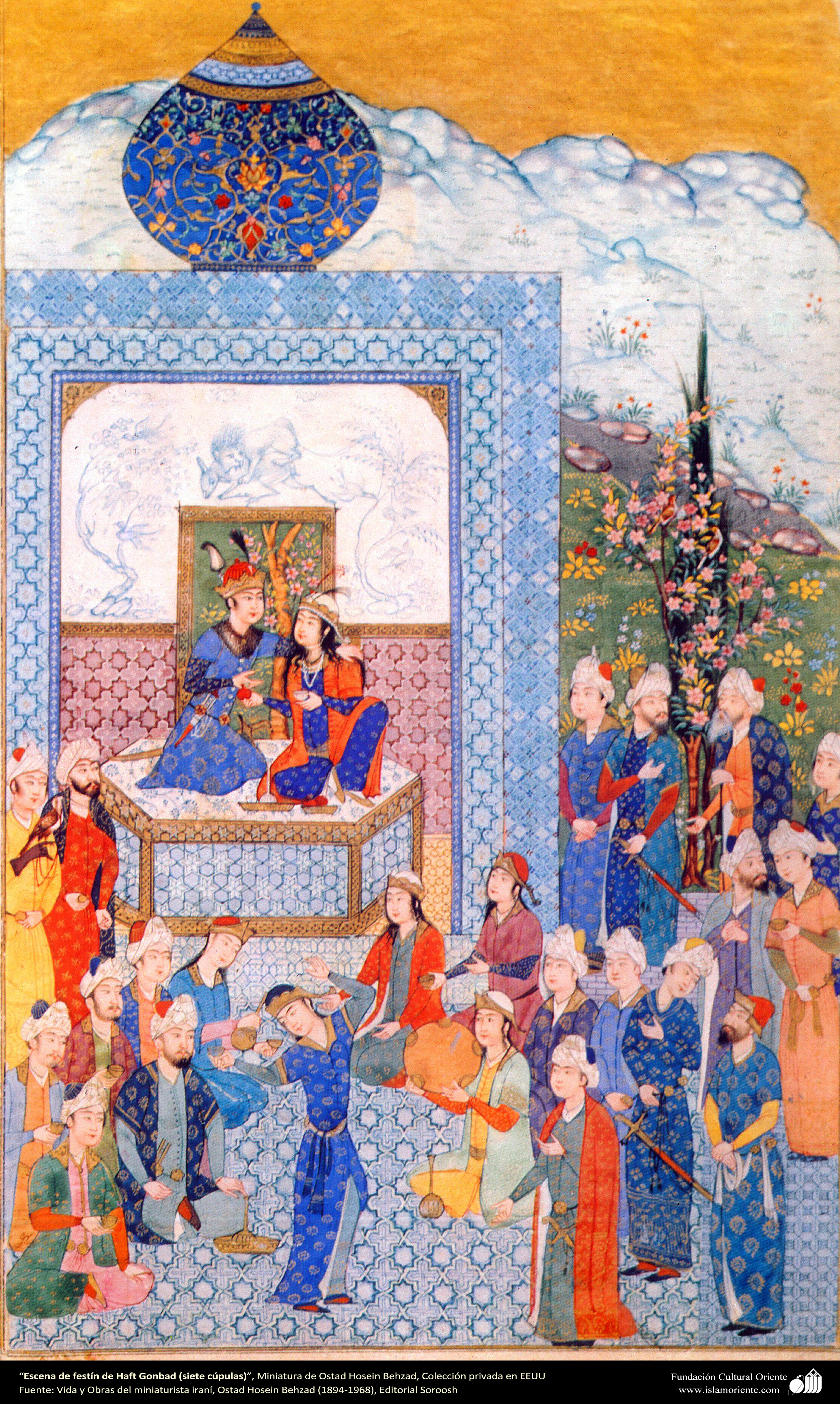 Celebration of Seven Domes - Hossein Behzad Tablo