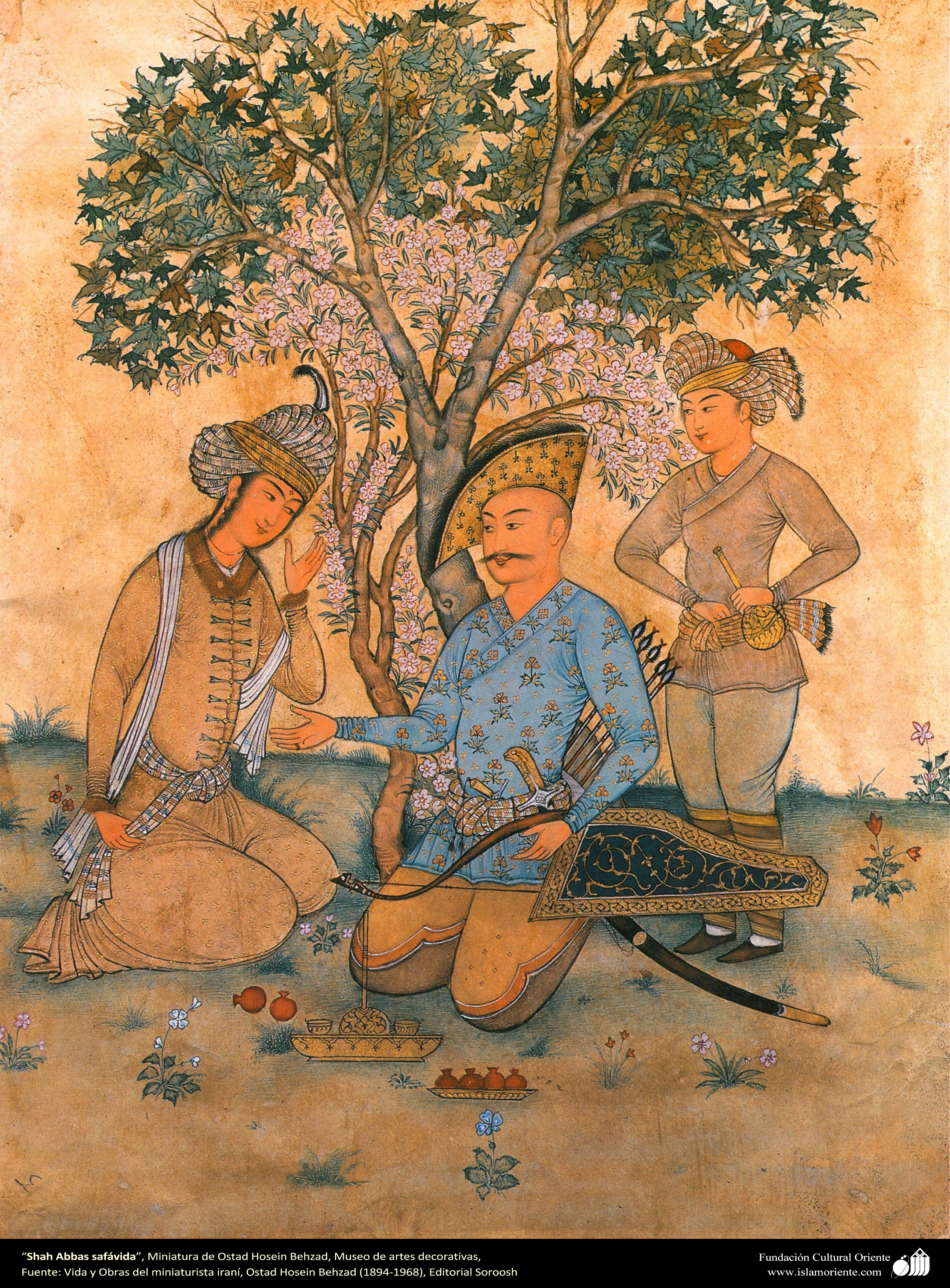 Shah Abbas Safavi - Hossein Behzad Tablo