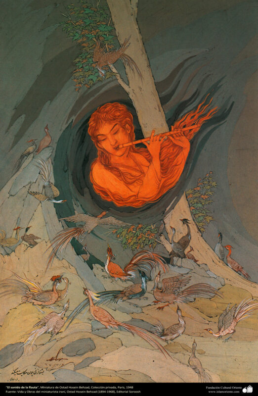The sound of the flute (1948) - Hossein Behzad Tablo