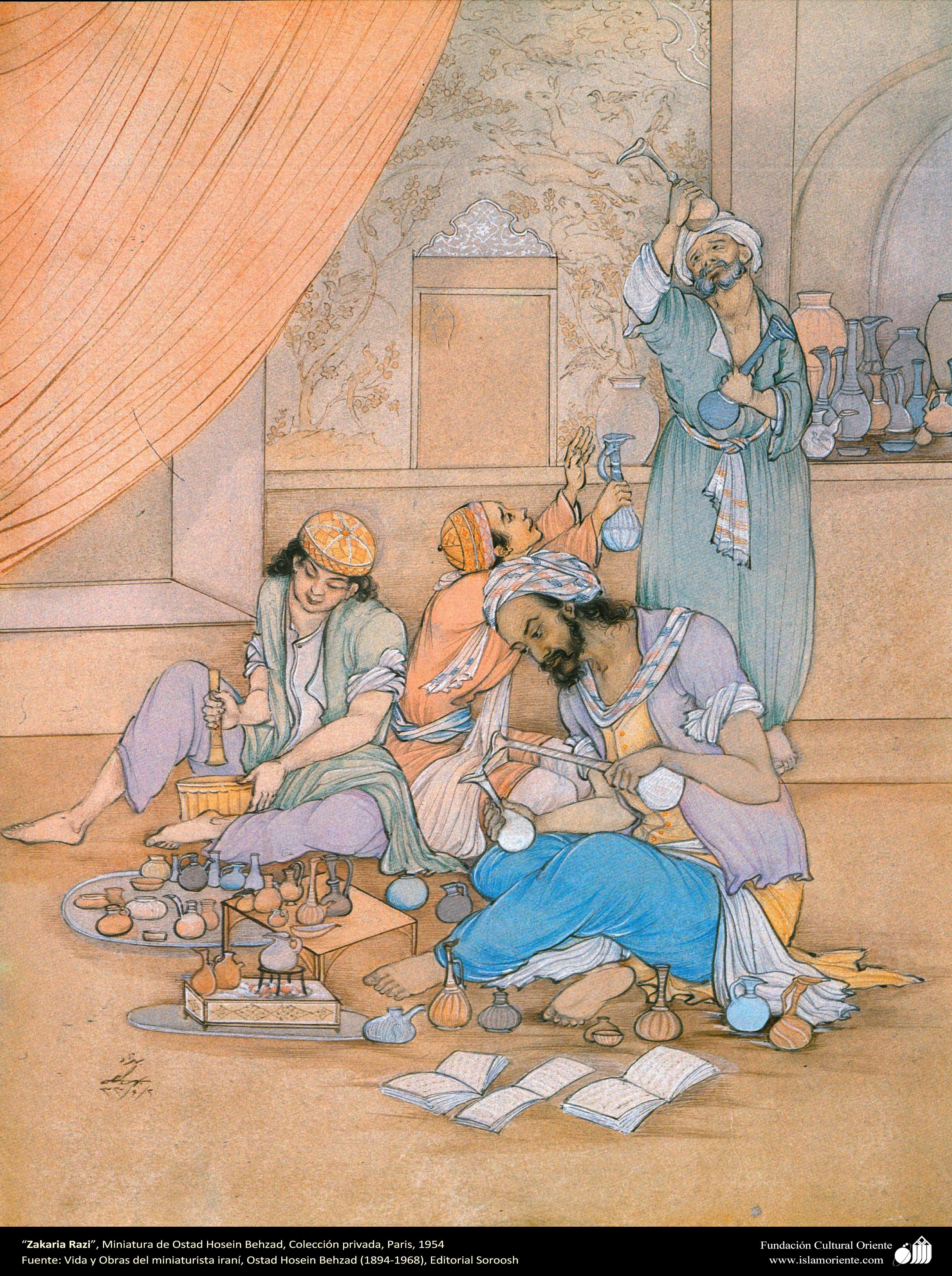 Zakaria raazi (1954) - Hossein Behzad Tablo