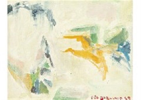 Flight of a Seagull - Hélène de Beauvoir Tablo