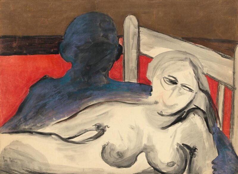 Hombre y mujer en la cama (1952) - Joy Hester Tablo