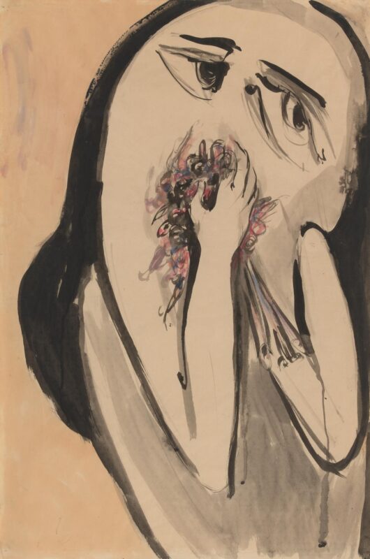 Niña con flores (1956) - Joy Hester Tablo